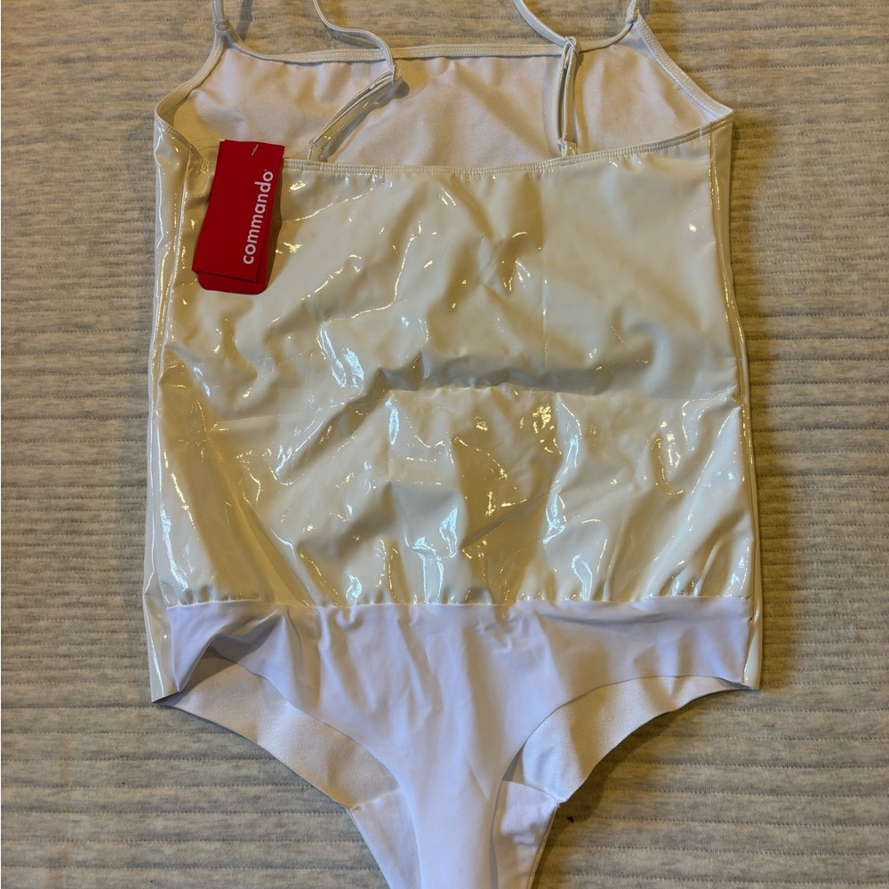 Commando White Bodysuit - Sleek Design